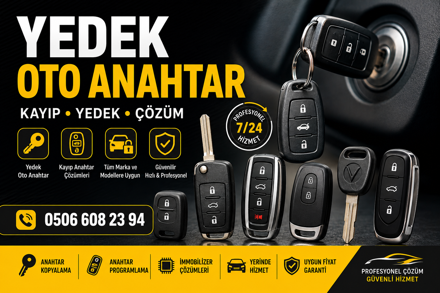 YEDEK OTO ANAHTAR